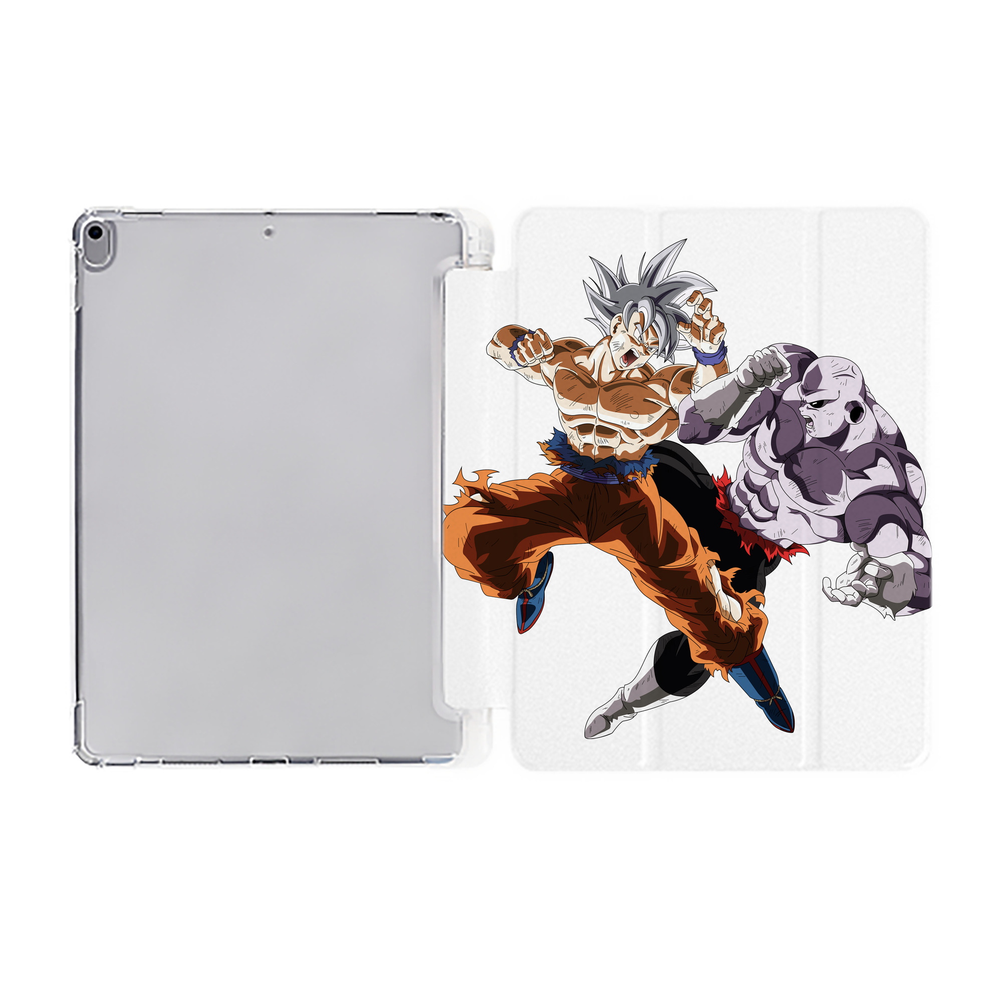 （画像用） ドラゴンボール 孫悟空（そん ごくう）Son Goku カカロット DRAGON BALL Kakarotto IPad ケース ペン収納付き 三つ折りスタンド PUレザー×シリコン 対応機種9.5/10.5/10.9インチ